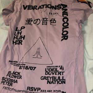 Pink Freecity color fields tshirt